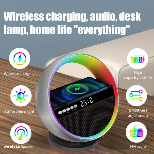 Bluetooth Speaker,  multifunctional wireless charger.